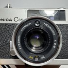 Vintage Konica C35 Flash Matic Rangefinder 35mm Film Camera Hexanon Lens Japan