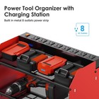 Cccei Modular Power Tool Organizer Wall L 16 5in   W 8 7in   H 12 6in  A_red