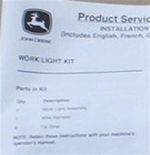 John Deere Front Work Lights Tcb11095 1550 Commercial Front Mowers Oem Factory