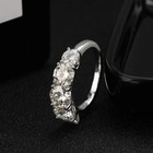 3 6cttw Moissanite Engagement Ring Wedding Band Women 18k White Gold Plated Gra