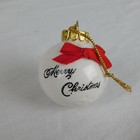 Lot Of 4 Sports Balls Merry Christmas Ornaments Football Baseball Golf Tennis