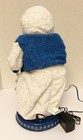 Gemmy Snowman Singing Animated 17  Light-up Spinning Snowflakes Snow Miser Works