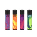 10x Clipper Lighter Nebula Mix Design Series Regular Size Bulk Lot Flame