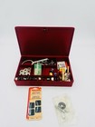 Vtg 80s Genuine Bernina 830 Record Red Accessory Box With Accessories  Feet