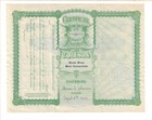 New Jersey 1923 Ocean Front Hotel Corporation Stock Certificate Flanders Hotel