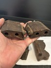 5 Wood Pieces Antique Singer White Treadle Sewing Machine  Cabinet Drawer Parts
