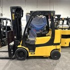 2021 Yale Glc080vx 8000lb Used Lp Gas Forklift Triple Mast Sideshift 7655 Hours