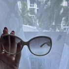 Beige Fendu Rim Geometric Eyeglass Frames Glasses 60-16 120 Mpn Fs5007
