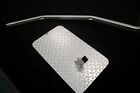 New Car Show Stand Sign Holder Steel Gloss Silver 3-piece Portable Wind-proof