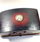 Vintage Antique Handmade Wooden Musical Cigarette Dispenser Holder Box Original