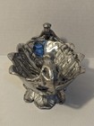 2005 Arthur Court Aluminum Monkey   Banana Palm Nut Dish From Neiman Marcus 