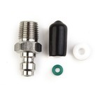 1 8  Npt Male Thread Fitting Pcp Quick Head Connection Plug Adapter 8mm Set