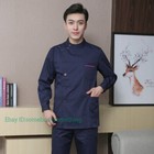 2pcs Unisex Men Women Uniforms Long Sleeve Medical Hospital Nursing Scrub Sets
