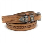 Vtg Elk Creek Sterling Silver   14k Gf Belt Buckle Set   Tommy Lama Belt Sz 36