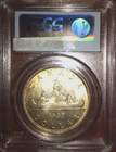 Canada  voyageur  1 Dollar 1935 Silver George V Pcgs Ms-65