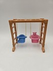 Fisher Price Loving Family Backyard Swing Set Slide Grill Picnic Table Twin Time