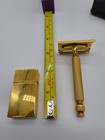 Vintage Gillette Gold Tech Safety Razor Travel Kit   From The 1940s  
