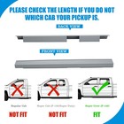 Pair Rocker Panels For 2009-2014 Ford F-150 Crew Cab Left   Right Side