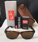 Brown Rb2132 Ray-ban New Wayfarer Sunglasses Free  55-18 145mm 