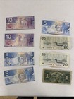 Canadian Currency Lot  76 Cad     1937  1 George Vi   5  10  20 Notes