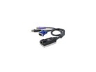 Aten Usb Virtual Media Kvm Adapter Cable With Smart Card Reader  cpu Module 