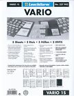 Lighthouse Vario Stock Sheet Double Sided Single Pocket Protector Pages Size  1s