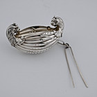 Rare Sterling Silver Gorham Tea Strainer Figural Lions No  25