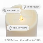 Luminara Grand Pillar Flameless Led Candle  Ivory 6 25  X 7   Battery Operate   