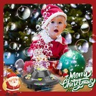 Bubble Machine For - Automatic Bubble Maker With Light   Music  Rotating 360     