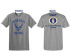 Air Force ahmad Al-jaber Air Base kuwait usaf 2-sided Shirt  Usaf Licensed