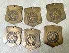 Lot Of 6 Brass Us Life Saving Service Surfman Patrol Check Badge Replica