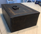 Antique Heavy Iron Strong Box Safe