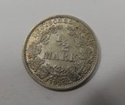 Germany Silver 1 2 Mark Coin 1915 Eagle Nice Condition Scarce