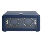 Wolf 452617 Windsor Heritage Navy Double Watch Winder Msrp  875