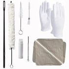 Y-axis 10 Pcs Flute Cotton Cleaning Brush Kit 