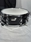 Ludwig Vintage 90 s   5x14 Black Galaxy Aluminum Acrolite Snare Drum W  Case  