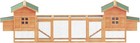 Wooden Chicken Coop Chicken Run Hen House Outdoor Poultry Pet Hutch Nesting Box