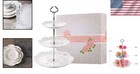 Elegant 3-tier Pastry Serving Stand - Perfect For Weddings And Tea Parties
