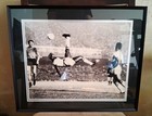      Pele Signed Autographed 16x20 Authentic Framed Bicycle Kick Photograph Brazil