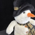 Russ Berrie Snowflake Snowman 14  Plush Stuffed Animal Toy