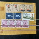 Registered Packet Cover   Variety Of High Denomination Stamps   1   50   40  Vf