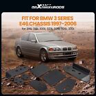 Subframe Reinforcement Plates Kit Rear For Bmw E46 Chassis 3 Series 323i 323ci