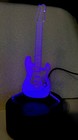 Guitar Night Light  3d Illusion Lamp With 7 Changing Colors