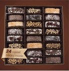 24 Chocolate Biscotti Valentine Gift Baskets - Gourmet Holiday Cookies Gift Box