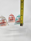Lot Of W Germany Diorama 3d Christmas Ornaments Ges Gesch Vintage Santa Bells 