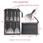 7pcs Drywall Tools  Putty Knife Set  50  Steel Drywall Taping Knife spackle K   