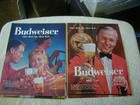 12 Vintage Budweiser Beer Print Ads 1958-1964 Great Large Magazine Ad
