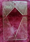 Genuine Handi Quilter Half-carat Diamond Template  new  Hg00471