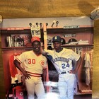 1990 Cincinnati Reds Seattle Mariners Ken Griffey Jr Sr Father And Son Poster