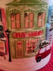 Potter s Studio Snowy Christmas Village Ceramic Cookie Jar Canister New 2026